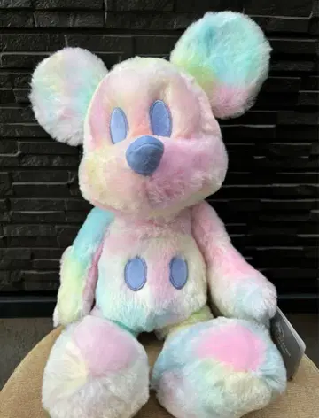 상하이 디즈니 미키 마우스 봉제 인형 파스텔 컬러
