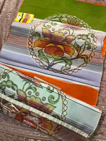 그린 모란 야구 치치부 메이센 옷감