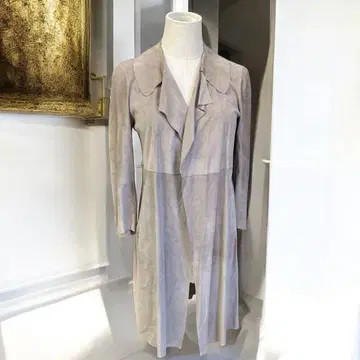 살바토레 산토로 빈티지 가공 가죽 셔츠 자켓 L~XL 양가죽 라무