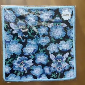 FEILER 꽃무늬 손수건 약 25cm x 25cm