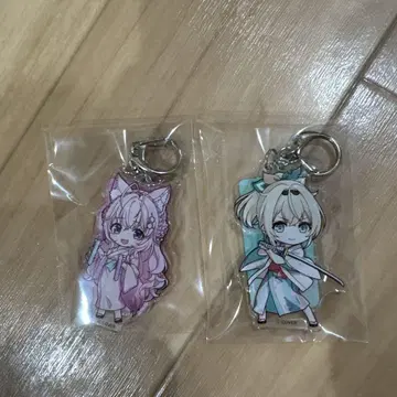 Vtuber 아크릴 키링 2세트
