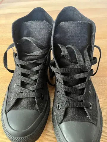 컨버스 블랙 하이컷 24cm