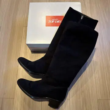 고어텍스 탑 드라이 24cm 롱 부츠 블랙