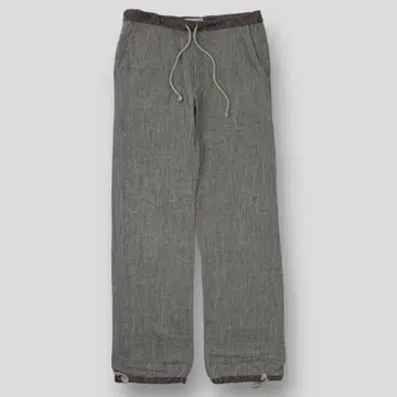 FRANK LEDER 18SS 린넨 드로우 스트링 트라우저 XS