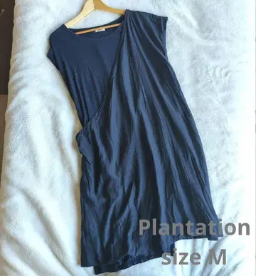 Plantation 네이비 반팔 원피스 sizeM