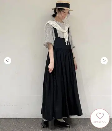 사만사 모스모스 크로스 앤 린넨 점프스커트