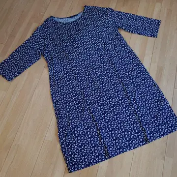 Marimekko 오분 소매 튜닉 원피스
