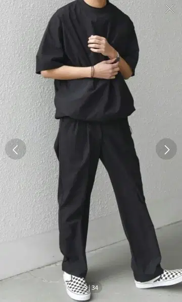 시어서커 셋업 네이비
