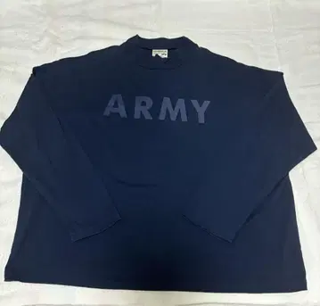 ARMY U.S 긴팔 티셔츠 네이비 L 사이즈