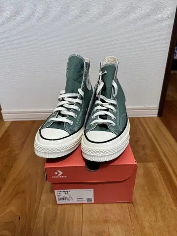 CONVERSE 척 테일러 CT70 그린 하이컷