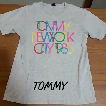 TOMMY 그레이 티셔츠 NEW YORK CITY 1985