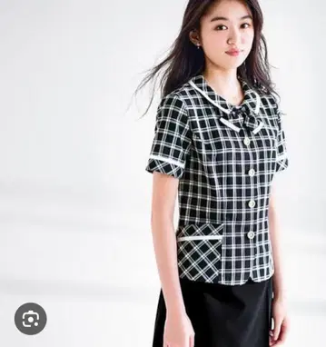 본맥스 오버 블라우스 2장 세트 7호 네이비
