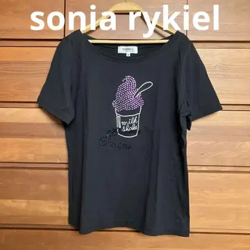 소니아 리키엘 반팔 티셔츠 블랙 소니아 리키엘