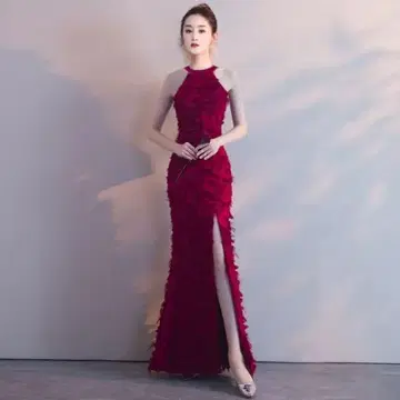 롱 드레스 파티, 매혹적인 머메이드 라인