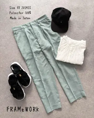 FRAMeWORK 프레임워크 트릭시온 크롭 팬츠 21SS