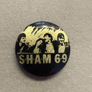 SHAM 69 빈티지 핀 배지