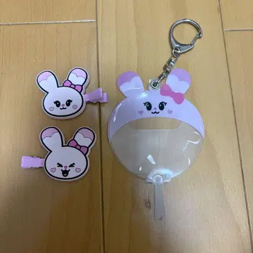 NiziU pyonnpyon 부채 키링, 헤어핀
