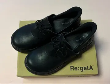 Re:getA SuttOn 통굽 레이스업 슈즈