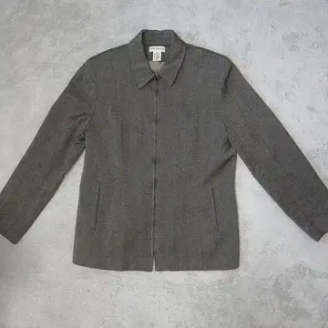 ANN TAYLOR . 헤링본 자켓 사이즈 14