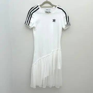 [완판템] adidas 트레포일 튤 원피스 화이트