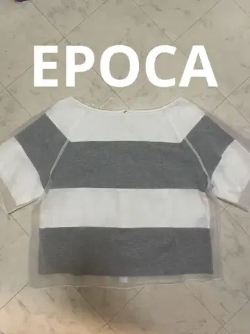 에포카 튤 보더 티셔츠 40