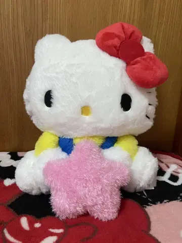산리오 캐릭터즈 모코모코 스타 앉은 인형 빅 타입 약 27cm