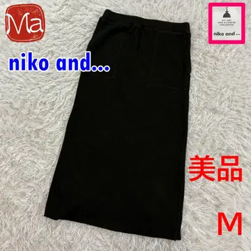niko and... 니코 앤드 와플 타이트 스커트 M 블랙