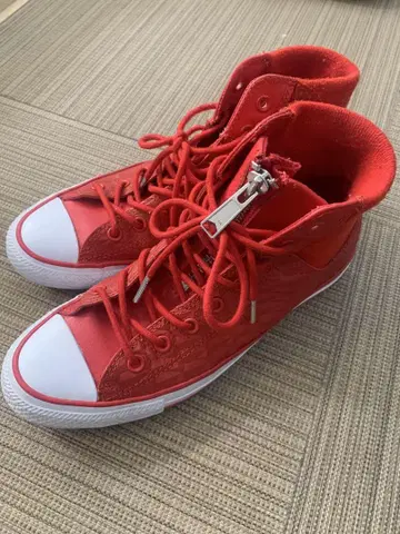 CONVERSE ALL STAR 레드 하이컷 스니커즈