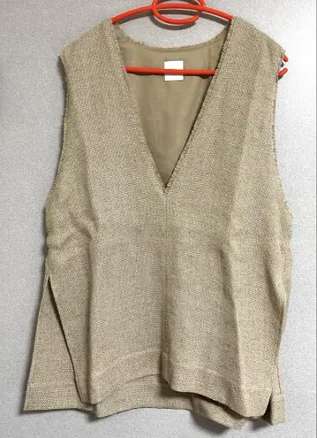 Spick & Span 린넨 트위드 베스트