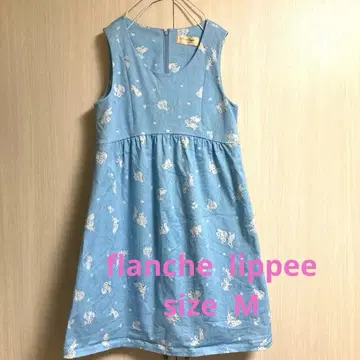 프랑슈리페 오리프리 토끼 멜빵 원피스 M 모리걸