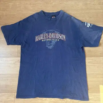 HARLEY-DAVIDSON 티셔츠 2XL 네이비