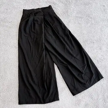 루피봇 와이드 팬츠 블랙 모 프리