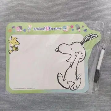 서티원 스누피 화이트 마그넷 시트