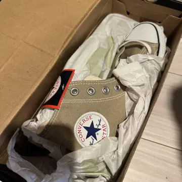 컨버스 하이컷 베이지 25cm