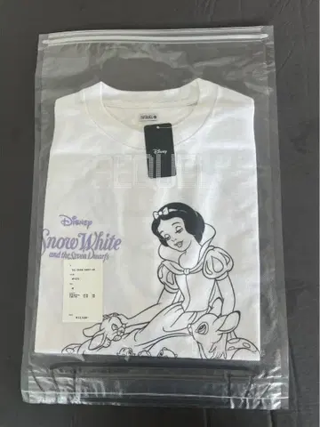 새상품 정가 15400엔 시퀄 SEQUEL 백설공주 티셔츠 SIZE M