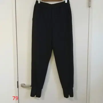unfilo 최애 조그 팬츠 S 블랙 팬츠