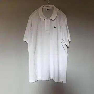 라코스테 피케 셔츠 사이즈 5 화이트