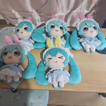 하츠네 미쿠 RODY 봉제 인형 마스코트 메르헨 ver. 5개 세트