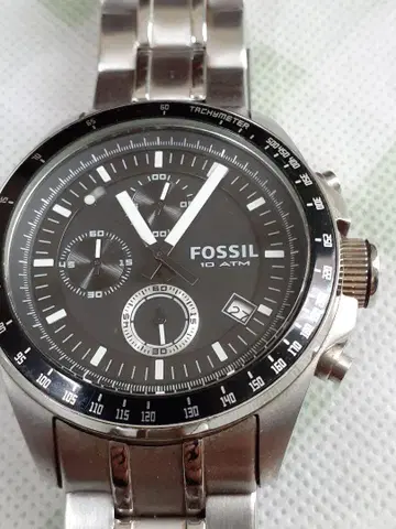 FOSSIL 크로노그래프 손목시계 10 ATM