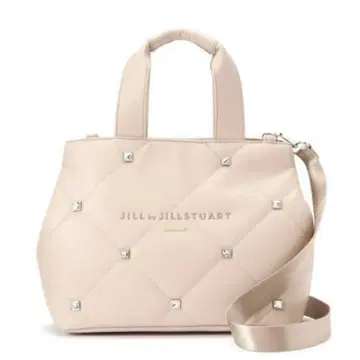 숄더백 핑크 샤인 퀼트 토트 JILLSTUART