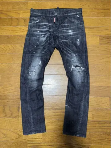 Dsquared2 블랙 스키니 데님