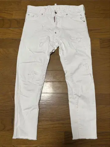 Dsquared2 화이트 스키니 데님