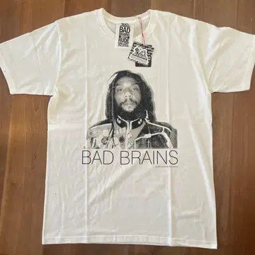 BAD BRAINS 티셔츠 H.R. Throat 화이트 L