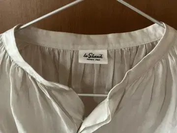 새상품급 루가라지크 밴드 카라 린넨 셔츠 라미 100%