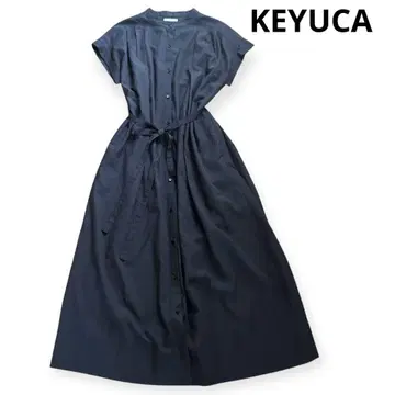 KEYUCA 셔츠 원피스 롱 리본 F