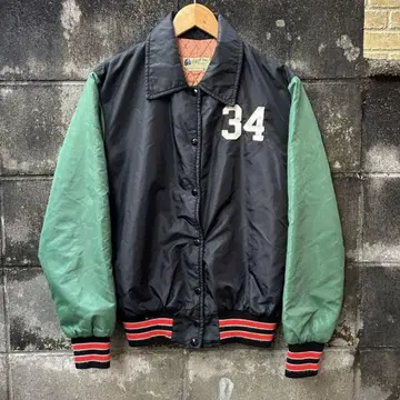 70년대 80년대 HEWITT MFG USA 나일론 바시티 자켓