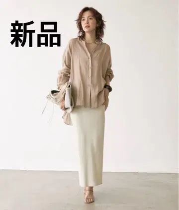 RIVE DROITE 미사용 새상품 린넨 셔츠