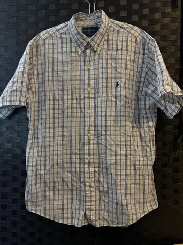 Ralph Lauren 랄프 로렌 반팔 체크 셔츠 체크 셔츠