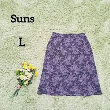 [사] 전체 레이스 스커트 67 L 블랙 안감 부착 고급 일본제