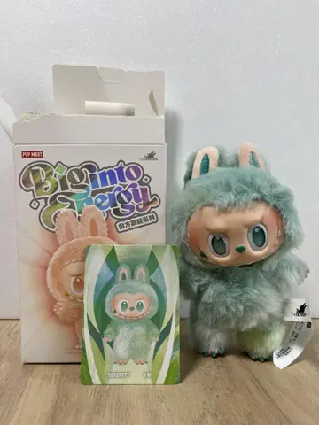 정품 러브부 LABUBU 봉제 인형 펜던트